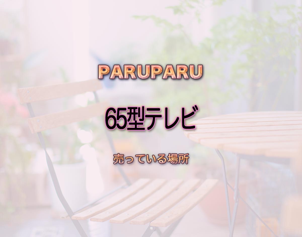 「65型テレビ」はどこで売ってる？